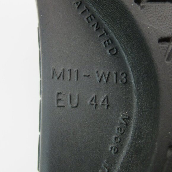 Oofos Black Recovery Sandals Men's 11 Flip Flops Rubber Comfort EU 44 - Picture 4 of 5